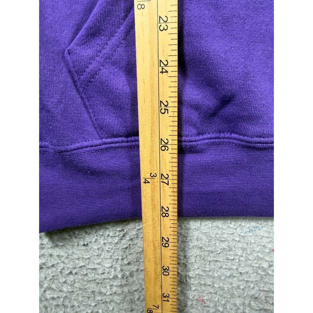 NEW Colosseum Clemson Tigers Pullover Fleece Hoodie Purple Mens Large - Picture 3 of 8